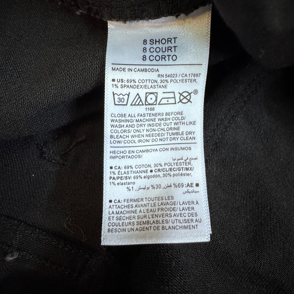 Old Navy Wow Straight High Rise Jeans Black Womens 8 Short Stretch Denim - Picture 6 of 6
